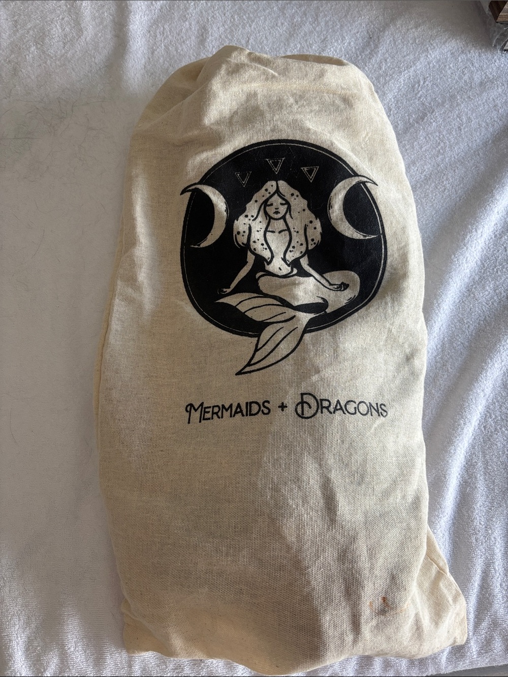 Cream Canvas Shoulder Bag